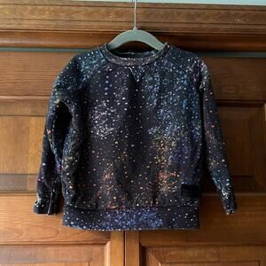 Munster Toddler Unisex Pullover Sweatshirt Long Sleeve Crewneck Black Speckled 4